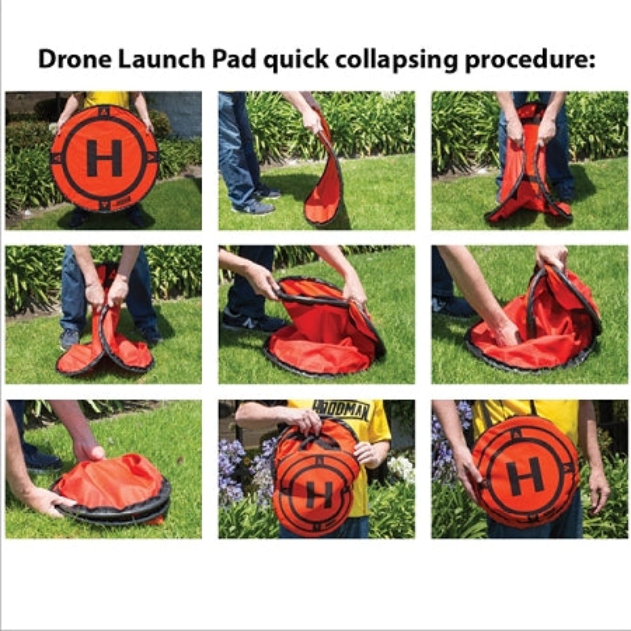 Hoodman 3 Ft. Weighted Drone Launch Pad